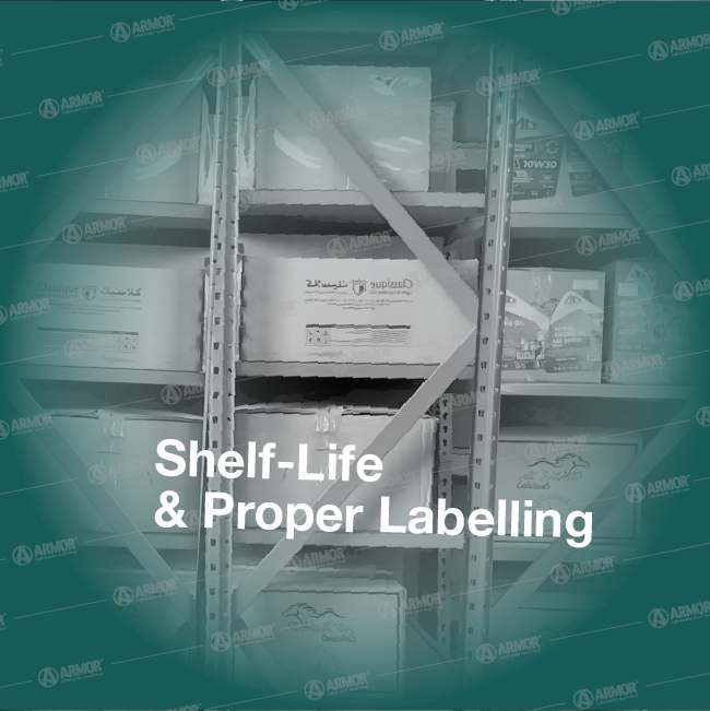 Shelf-life and proper labelling of Lubricants