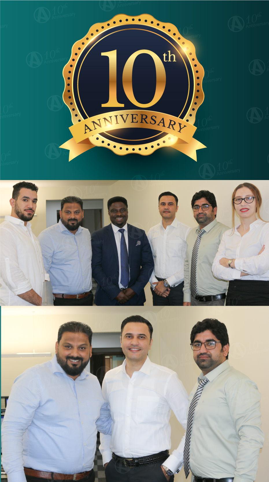 Armor Lubricants Manufacturer in UAE 10th Anniversary team Celebration Image
