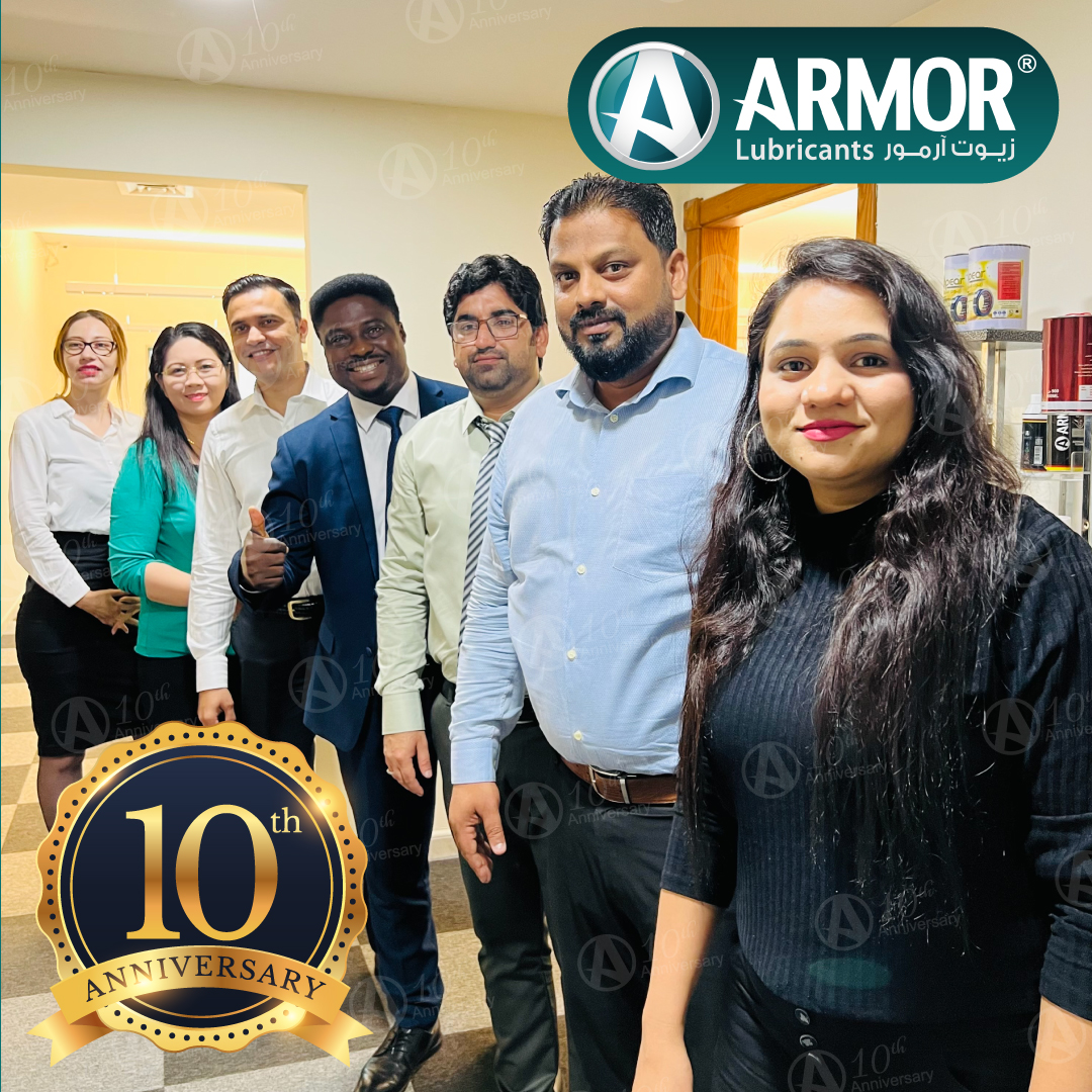 Armor Lubricants manufacturing Company in UAE Celebrates 10 Years Achievements in Lubricants Business