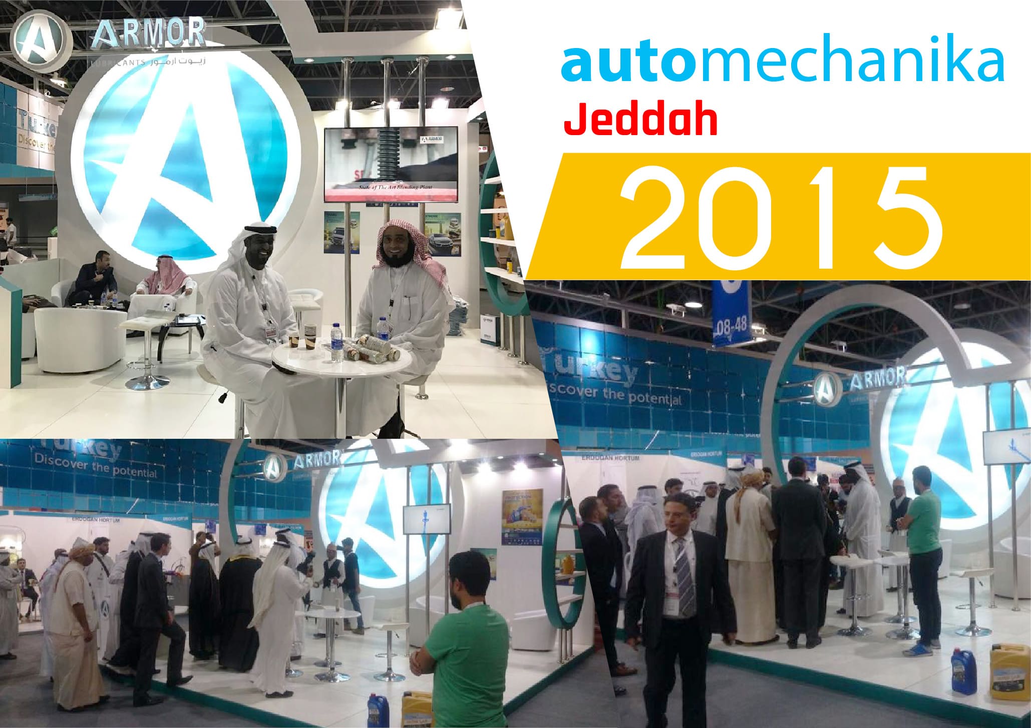 Armor Lubricants 2015 Automechanika Jeddah Exhibition Participation Image