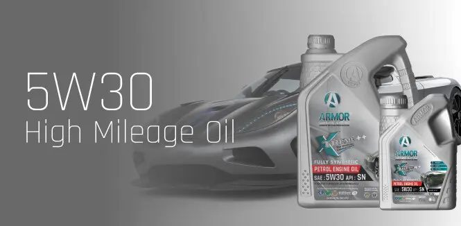 Armor Lubricants 5w30 full-synthetic engine oil for high mileage